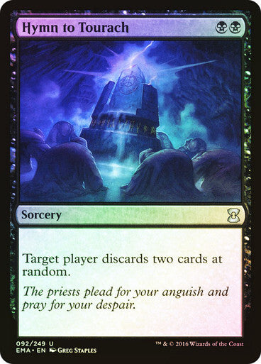 FOIL Hymn to Tourach ~ Eternal Masters [ NM ] [ Magic MTG ]