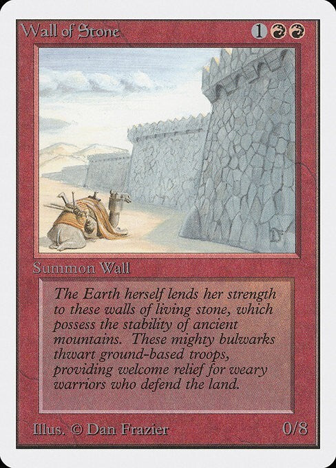 Wall of Stone ~ Unlimited [ EX ] [ Magic MTG ]