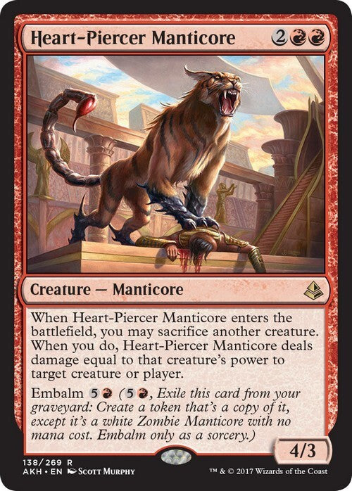 Heart-Piercer Manticore ~ Amonkhet [ EX ] [ Magic MTG ]