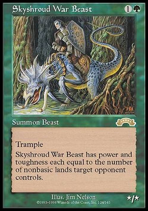 Skyshroud War Beast ~ Exodus [ EX ] [ Magic MTG ]