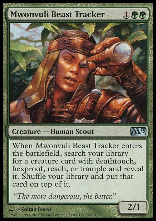 Mwonvuli Beast Tracker ~ Magic 2013 [ EX ] [ Magic MTG ]