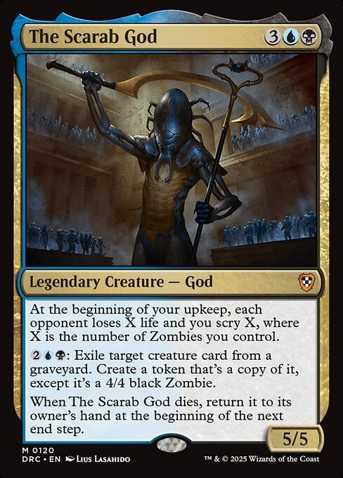 The Scarab God ~ Commander: Aetherdrift [ NM ] [ Magic MTG ]