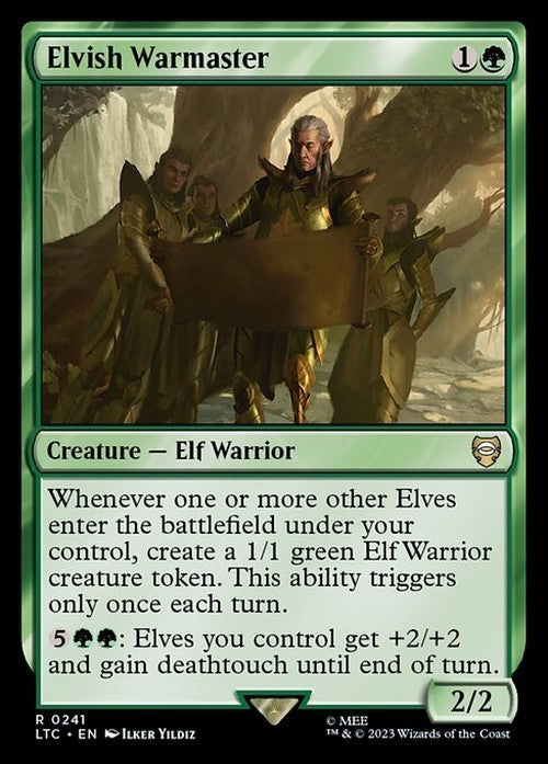 Elvish Warmaster ~ Commander: Lord of the Rings [ NM ] [ Magic MTG ]