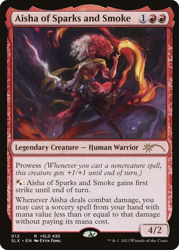 Aisha of Sparks and Smoke ~ Universes Within [ NM ] [ Magic MTG ] - London Magic Traders Ltd