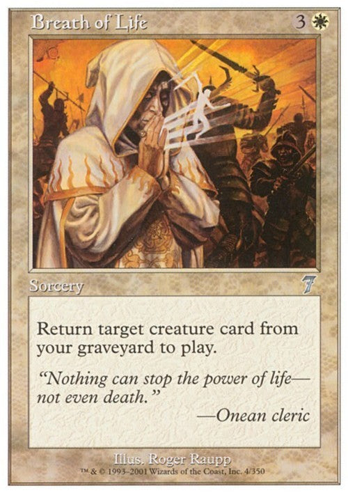 Breath of Life ~ Seventh Edition [ PLAYED ] [ Magic MTG ]