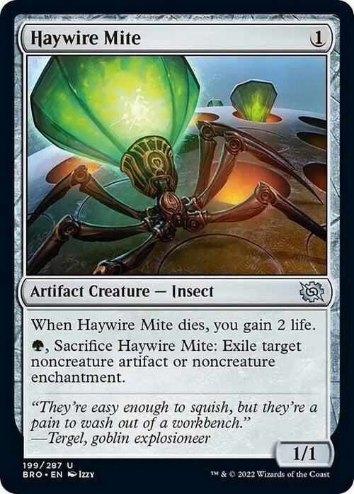 Haywire Mite ~ The Brothers' War [ NM ] [ Magic MTG ]
