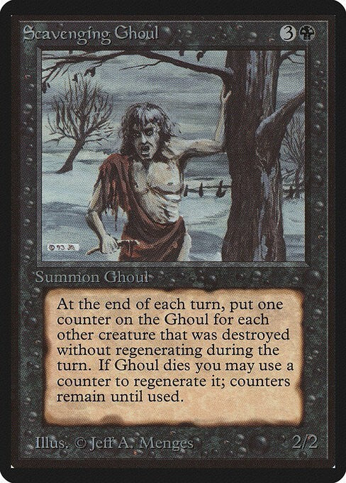 Scavenging Ghoul ~ Limited Edition BETA [ EX ] [ Magic MTG ]