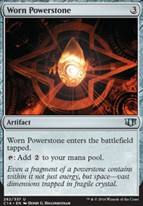 Worn Powerstone ~ Commander 2014 [ EX ] [ Magic MTG ]