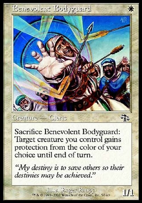 Benevolent Bodyguard ~ Judgment [ EX ] [ Magic MTG ]
