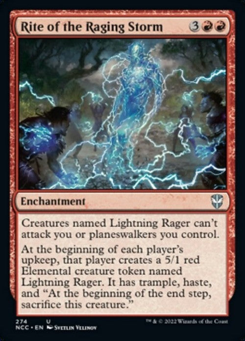 Rite of the Raging Storm ~ Streets of New Capenna [ NM ] [ Magic MTG ]