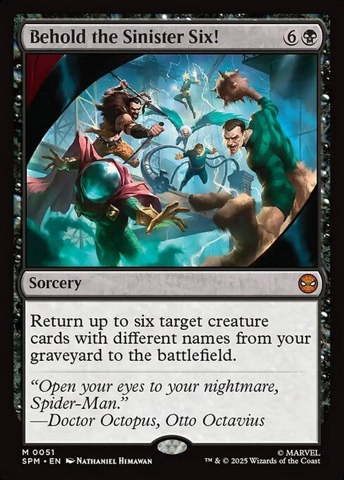 Behold the Sinister Six! ~ Spider-Man [ NM ] [ Magic MTG ]