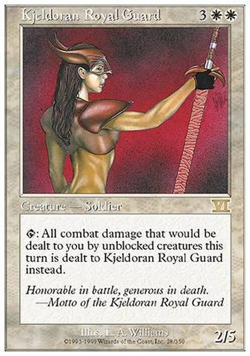 Kjeldoran Royal Guard ~ Sixth Edition [ EX ] [ Magic MTG ]