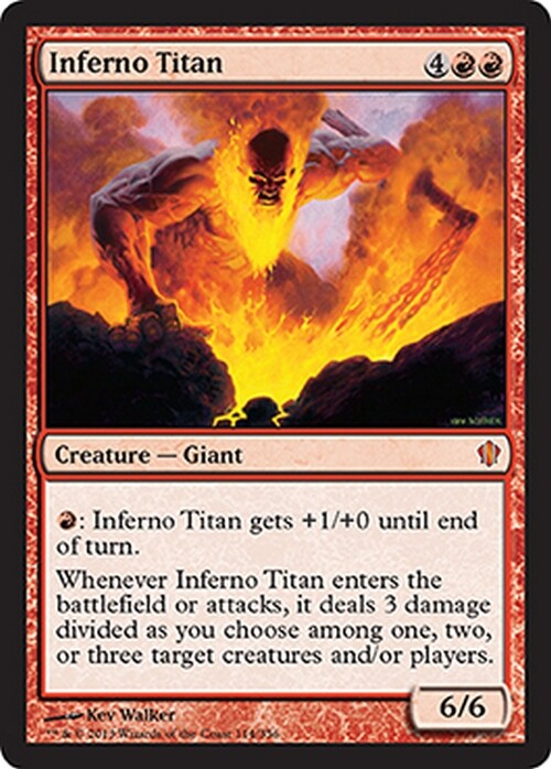 Inferno Titan ~ Commander 2013 [ NM ] [ Magic MTG ]