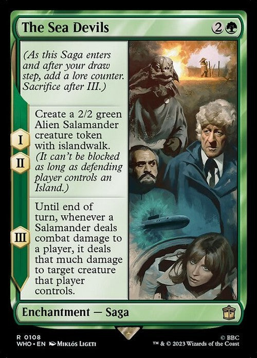 The Sea Devils ~ Commander: Doctor Who [ NM ] [ Magic MTG ]