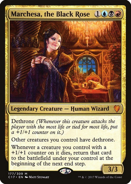 Marchesa, the Black Rose ~ Commander 2017 [ EX ] [ Magic MTG ]