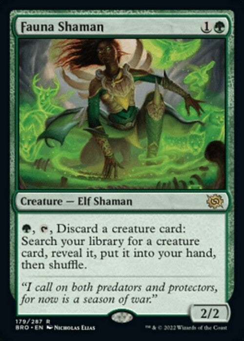 Fauna Shaman ~ The Brothers' War [ NM ] [ Magic MTG ]