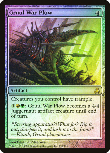 FOIL Gruul War Plow ~ Guildpact [ EX ] [ Magic MTG ]