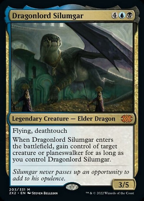 Dragonlord Silumgar ~ Double Masters 2022 [ NM ] [ Magic MTG ]