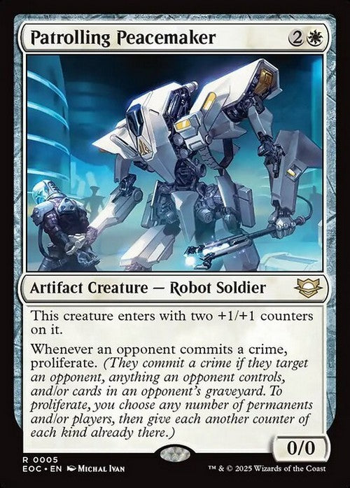Patrolling Peacemaker ~ Commander: Edge of Eternities [ NM ] [ Magic MTG ]