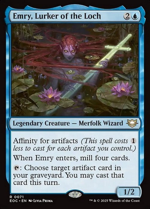 Emry, Lurker of the Loch ~ Commander: Edge of Eternities [ NM ] [ Magic MTG ]