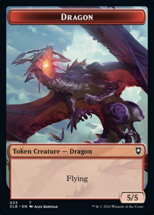 5 x Red Dragon Flying 5/5 Token ~ Random Sets [ EX ] [ Magic MTG ]