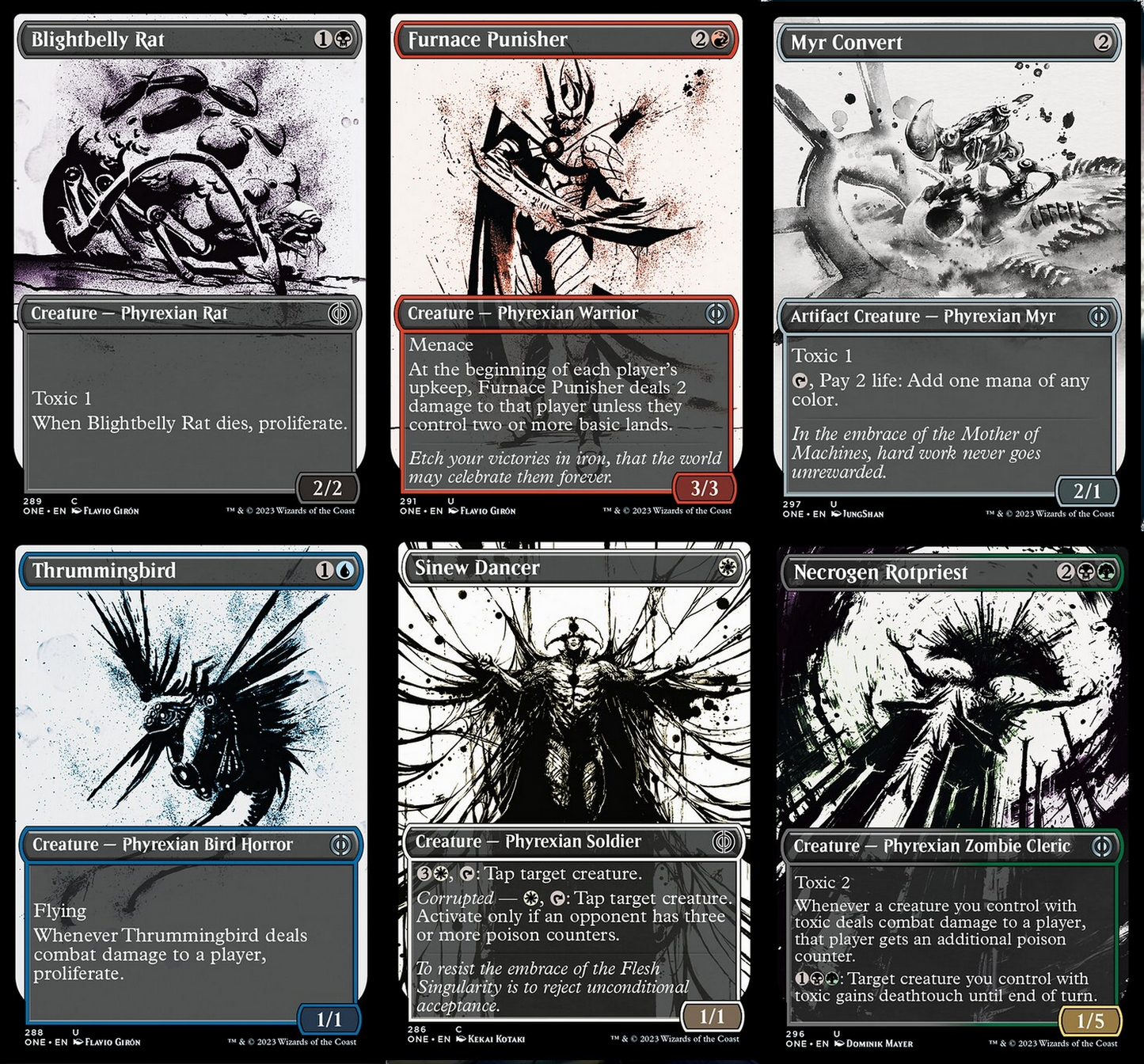 Choose your SHOWCASE ~ Phyrexia: All Will Be One [ NM ] [ Magic MTG ]
