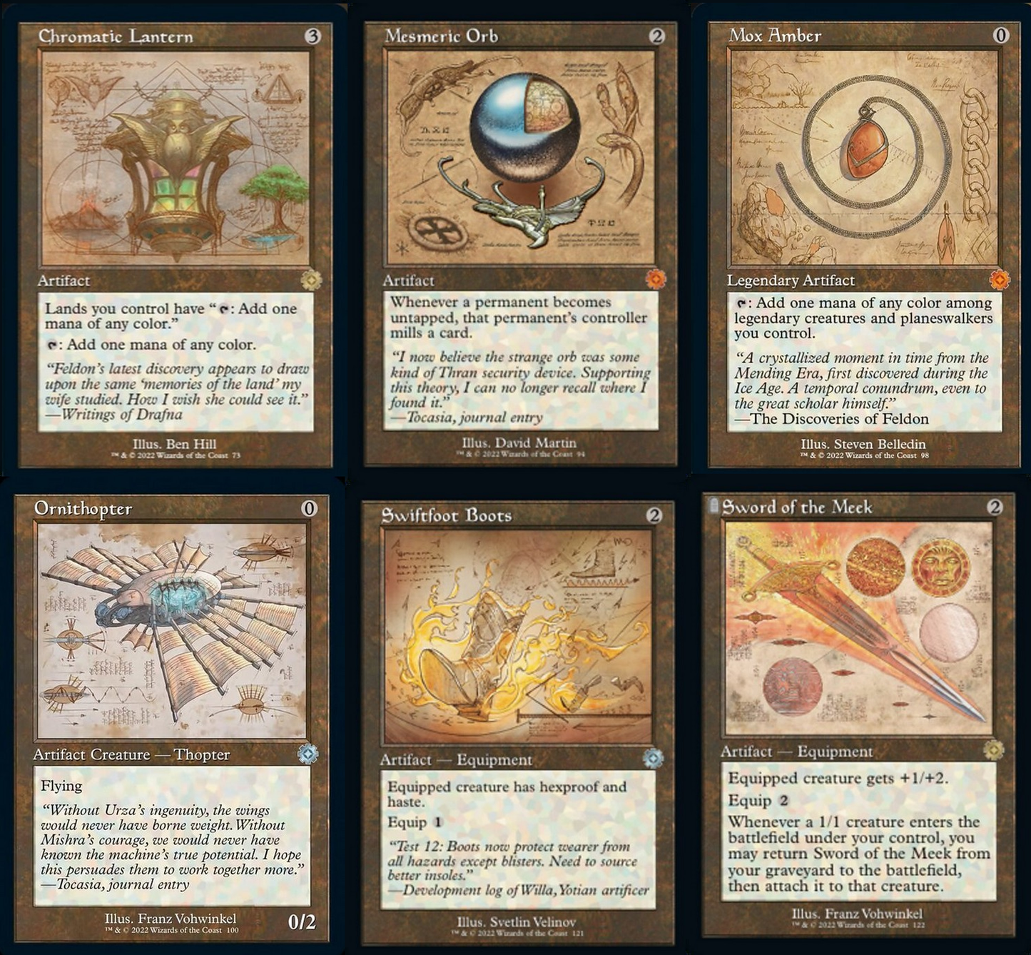 Choose your SCHEMATIC ARTIFACT ~ The Brothers' War [ NM ] [ Magic MTG ]