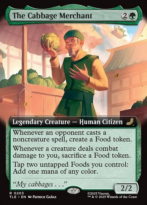 BORDERLESS The Cabbage Merchant ~ Avatar: The Last Airbender [ NM ] [ MTG ]