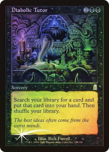 FOIL Diabolic Tutor ~ Odyssey [ NearMint ] [ Magic MTG ]