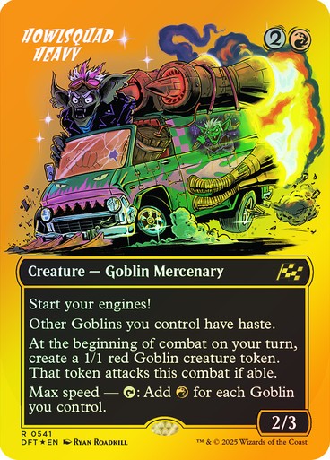 FOIL FIRST-PLACE Howlsquad Heavy ~ Aetherdrift [ NM ] [ Magic MTG ]