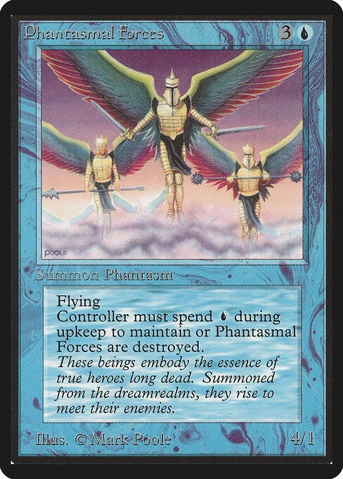 Phantasmal Forces ~ Limited Edition BETA [ Excellent ] [ Magic MTG ]