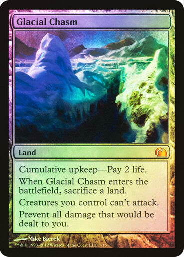 FOIL Glacial Chasm ~ From the Vault [ NearMint ] [ Magic MTG ]