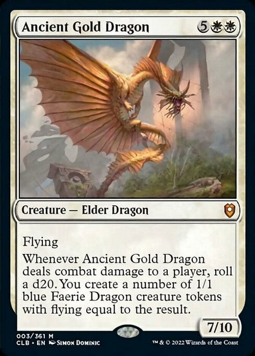 Ancient Gold Dragon ~ Commander Legends 2 [ EX+ ] [ Magic MTG ]