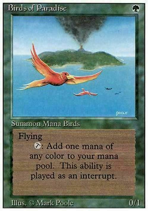 Birds of Paradise ~ Revised [ PLAYED ] [ Magic MTG ]