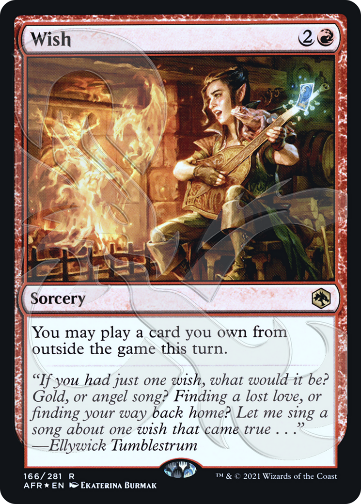 AMPERSAND FOIL Wish ~ Adventures in the Forgotten Realms [ NM ] [ Magic MTG ]