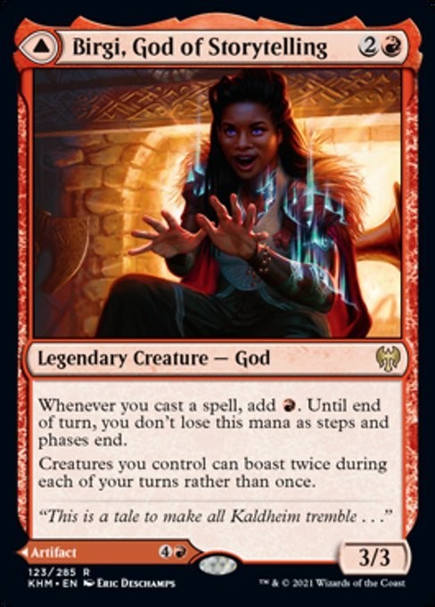 Birgi, God of Storytelling / Harnfel ~ Kaldheim [ NM ] [ Magic MTG ]