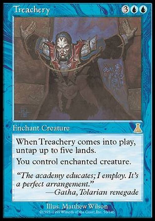 Treachery ~ Urza's Destiny [ NearMint/Excellent+ ] [ Magic MTG ]