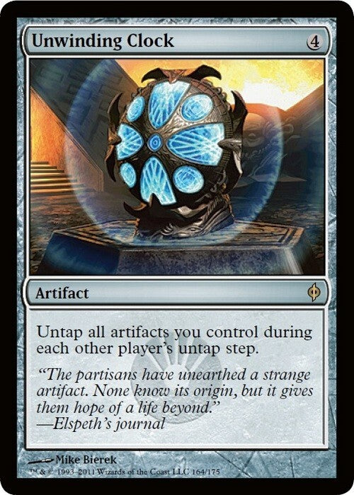 Unwinding Clock ~ New Phyrexia [ Excellent ] [ Magic MTG ]