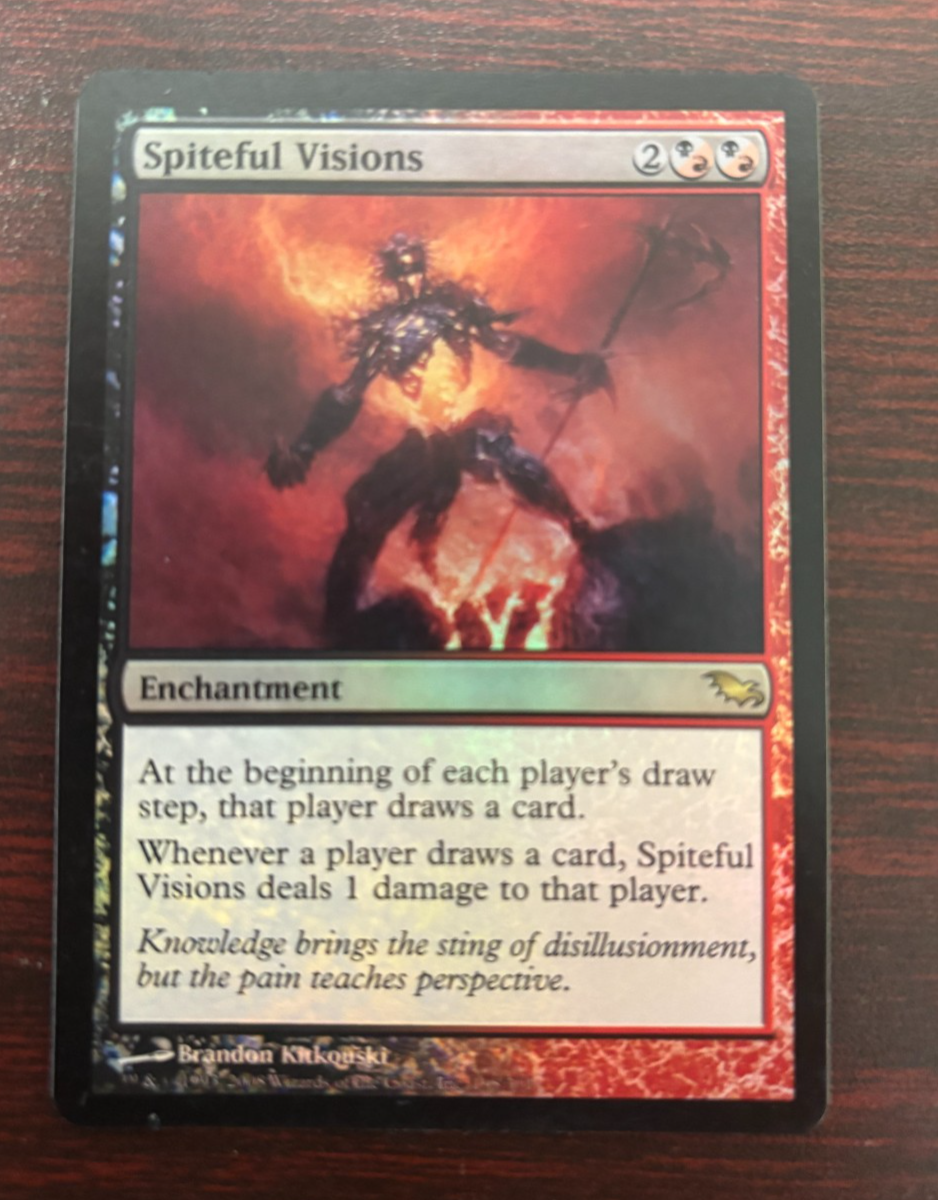 FOIL Spiteful Visions ~ Shadowmoor [ NearMint ] [ Magic MTG ]