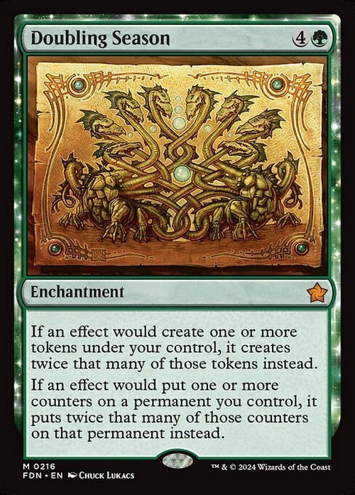 Doubling Season ~ Foundations [ Excellent ] [ Magic MTG ]
