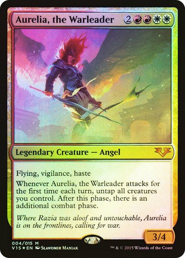 FOIL Aurelia, the Warleader ~ From the Vault [ Excellent ] [ Magic MTG ]