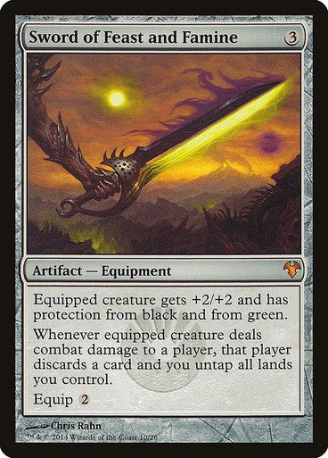 MISCUT Sword of Feast and Famine ~ Modern Event [ Excellent ] [ Magic MTG ]