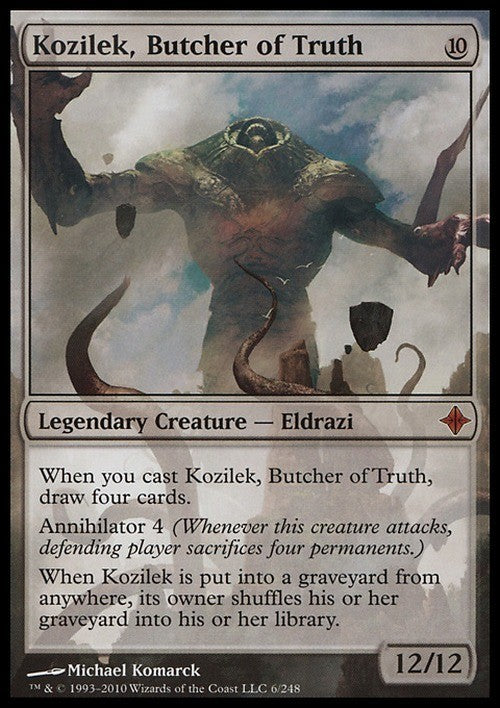 Kozilek, Butcher of Truth ~ Rise of the Eldrazi [ GOOD ] [ Magic MTG ]