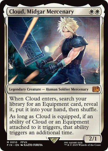 Cloud, Midgar Mercenary ~ Final Fantasy [ Excellent ] [ Magic MTG ]