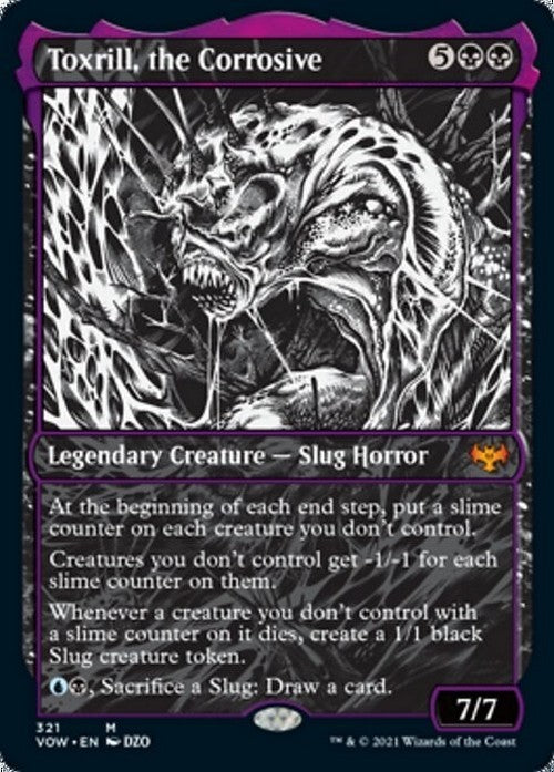 SHOWCASE Toxrill, the Corrosive ~ Crimson Vow [ NearMint ] [ Magic MTG ]