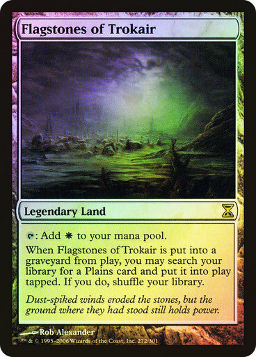 FOIL Flagstones of Trokair ~ Time Spiral [ PLAYED ] [ Magic MTG ]