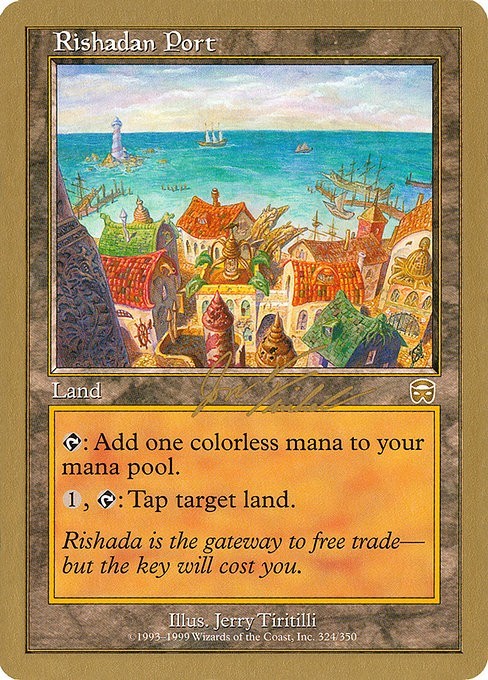 Rishadan Port (GOLD-BORDERED) ~ World Championship [ NearMint ] [ Magic MTG ]