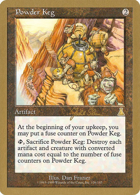 Powder Keg (GOLD-BORDERED) ~ World Championship [ Excellent ] [ Magic MTG ]
