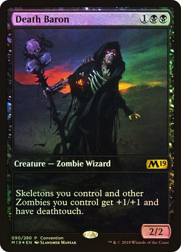 FOIL Death Baron ~ Convention Promos [ Excellent ] [ Magic MTG ]