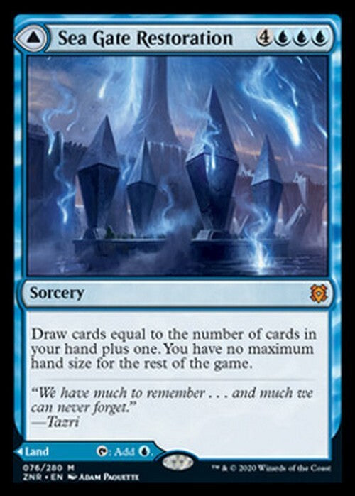 Sea Gate Restoration / Reborn ~ Zendikar Rising [ NearMint ] [ Magic MTG ]